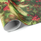 Fraktale Mistel Geschenkpapier (Rolleneckpunkt)