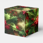 Fraktale Mistelzweig-Geschenkbox Geschenkschachtel (Rückseite)