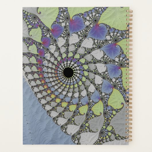 Fraktale pflanzliche Textur Planer (Rückseite)