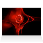 FRAKTALE ROSE , rot (Innenansicht Horizontal (Oben))