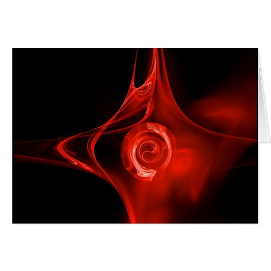 FRAKTALE ROSE , rot (Vorderseite (Horizontal))