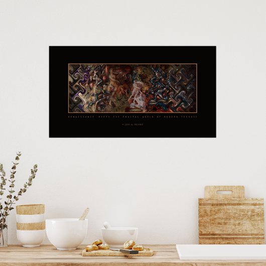 Fraktale sind alt poster (Küche)