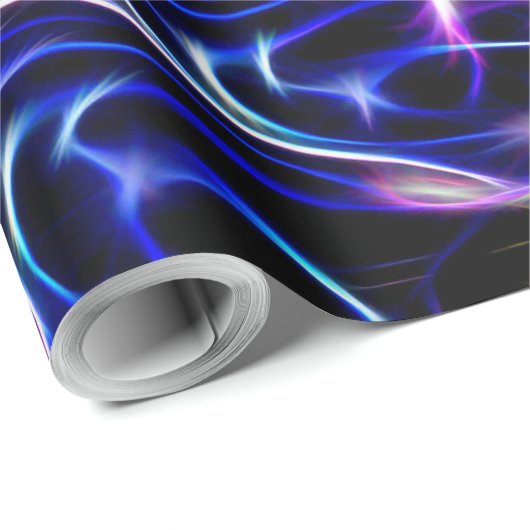 fraktale Sterne Geschenkpapier (Rolleneckpunkt)