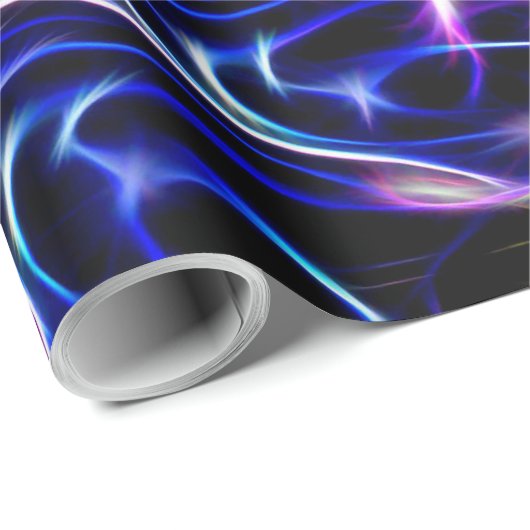 fraktale Sterne Geschenkpapier (Rolleneckpunkt)