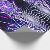 fraktale Sterne Geschenkpapier (Ecke)