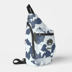Fraktale Wintertarnung Crossbody Bag
