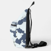 Fraktale Wintertarnung Crossbody Bag (Rechts)