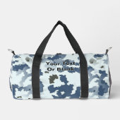 Fraktale Wintertarnung Duffle Bag (Vorderseite)