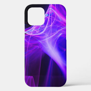 FRAKTALE WIRBEL IN LILA BLAU ROSA iPhone 12 HÜLLE