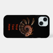 Fraktaler Feuerbird iPhone 15 Hülle (Rückseite (Horizontal))