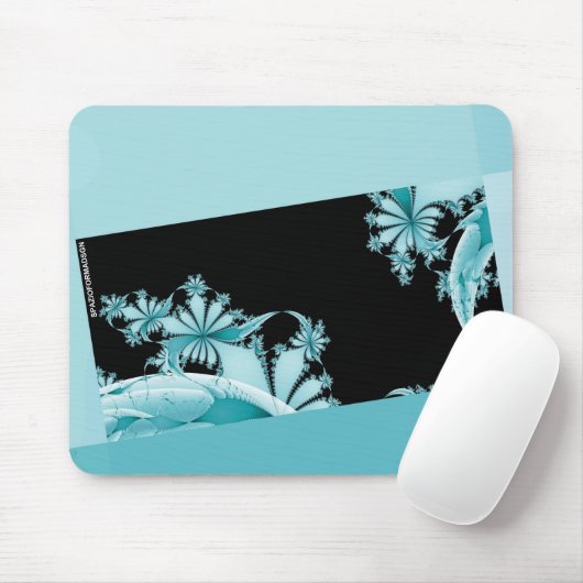 Fraktaler Gartenhimmel Mousepad (Mit Mouse)