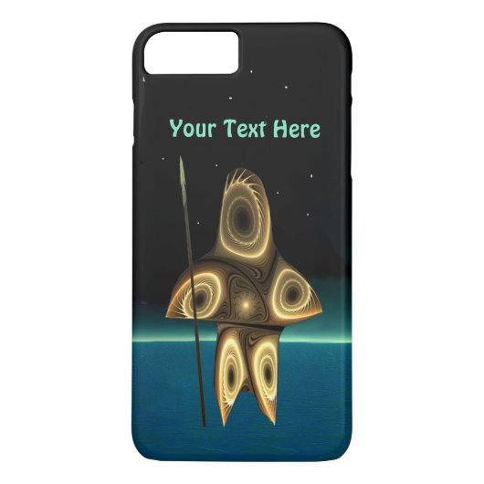 Fraktaler Inuit-Jäger Case-Mate iPhone Hülle (Rückseite)