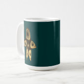 Fraktaler Inuit-Jäger Kaffeetasse (Vorderseite Links)
