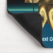 Fraktaler Inuit-Jäger Mousepad (Ecke)