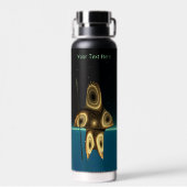 Fraktaler Inuit-Jäger Trinkflasche (Rückseite)