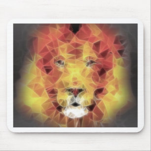 Fraktaler Löwe Mousepad