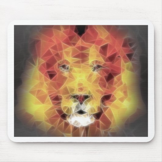 Fraktaler Löwe Mousepad (Vorne)