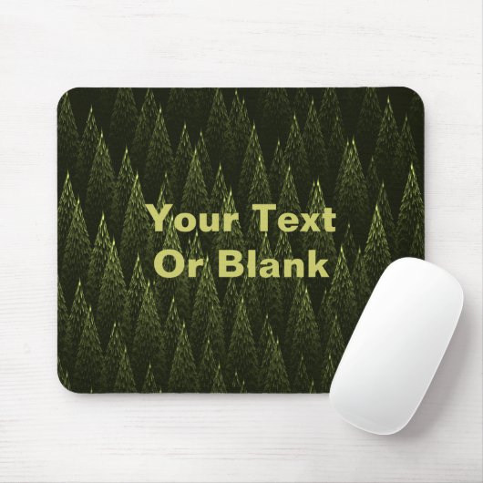 Fraktaler Nadelwald Mousepad (Mit Mouse)