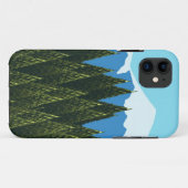 Fraktaler Wald Case-Mate iPhone Hülle (Rückseite (Horizontal))