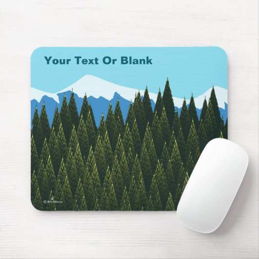 Fraktaler Wald Mousepad (Mit Mouse)