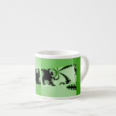 Fraktalgarten-Mantis Espressotasse (Vorderseite Rechts)