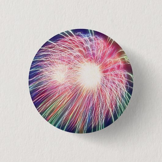 Fraktalisierte Fireworks Button (Vorderseite)