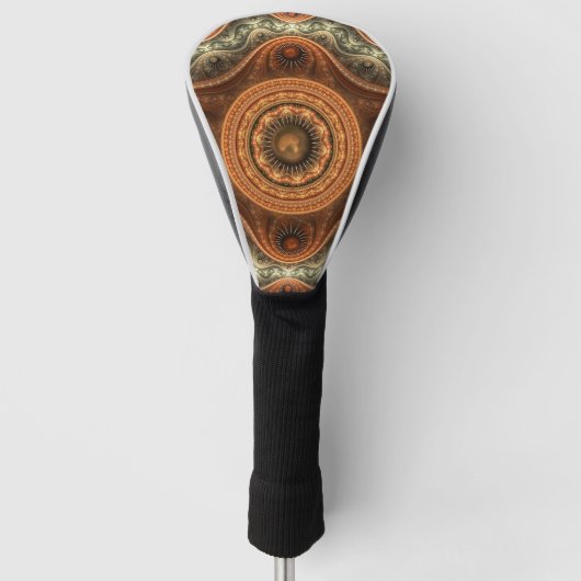 Fraktalkunst von Stan Ragets Golf Headcover (Vorderseite)