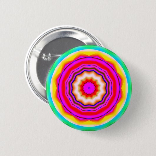 FraktalMandala - 14 Button (Vorne & Hinten)