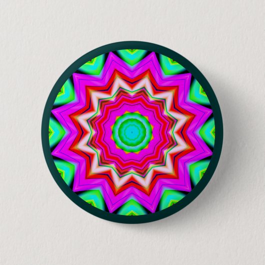 FraktalMandala Button (Vorderseite)