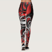 Fraktalmuster Leggings (Rückseite)