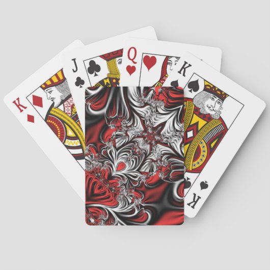 Fraktalmuster Spielkarten (Rückseite)