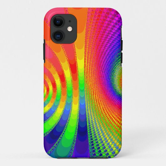 Fraktalregenbogenkunst Case-Mate iPhone Hülle (Rückseite)