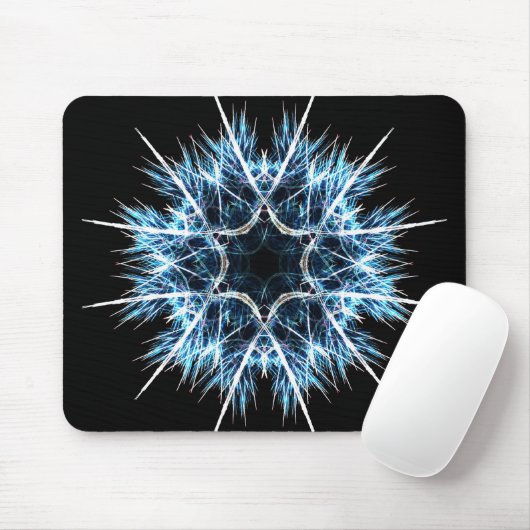 Fraktalschneeflocke Mousepad (Mit Mouse)