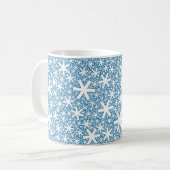 Fraktalschneeflocken Kaffeetasse (Vorderseite Links)
