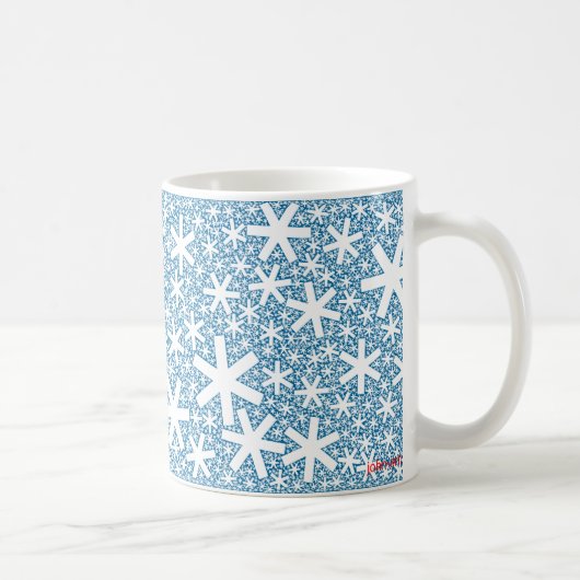 Fraktalschneeflocken Kaffeetasse (Rechts)