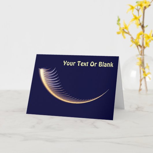 FraktalShofar Karte (Gelbe Blume)