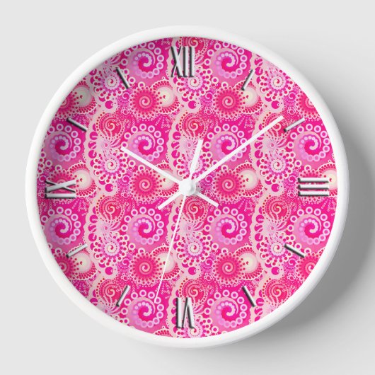 Fraktalstrudelmuster, Schatten des pinkfarbenen Uhr (Vorderseite)