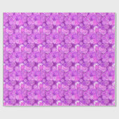 Fraktalstrudelmuster, Schatten von Lila Geschenkpapier (Flach)