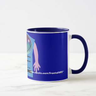 Fraktalsucht-Anagramm-Tasse # 4 Tasse