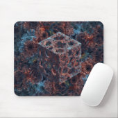 Fraktalwürfel mit Mandelbrot-Ausschnitt  Mousepad (Mit Mouse)