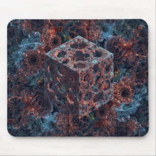 Fraktalwürfel mit Mandelbrot-Ausschnitt  Mousepad