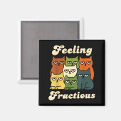 Fraktions-Tierärztin Katzenmutter Veterinär Magnet (Vorderseite/Rückseite)