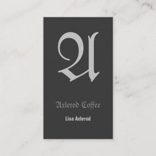 Fraktur Grays Initiale Karte