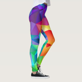 Fraktur Regenbogen Hübschen Frauen Leggings Yoga