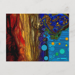 Fram - Abstrakte Kunst Postkarte