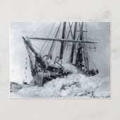 Fram, Nansen's ship, in polar ice Postkarte (Vorderseite)