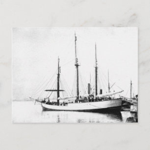 Fram, Schiff von Nansen, im Hafen Postkarte