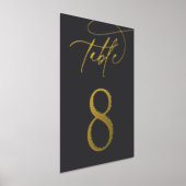 Framable-Tischnummer für Gold Foil-Script Foliendrucke (Ablage )