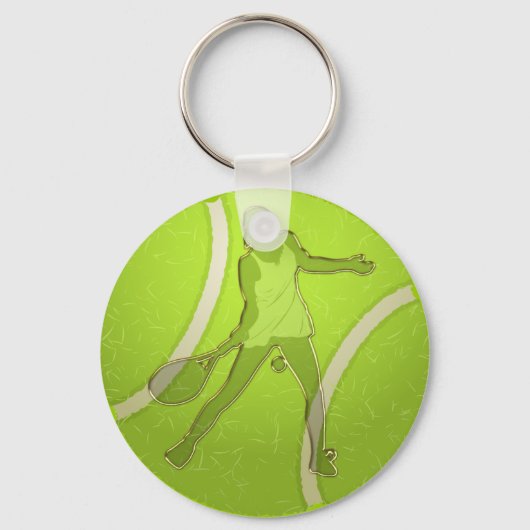 FRAMAN TENNIS PLAYER DESIGN SCHLÜSSELANHÄNGER (Vorderseite)