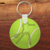 FRAMAN TENNIS PLAYER DESIGN SCHLÜSSELANHÄNGER (Vorderseite)